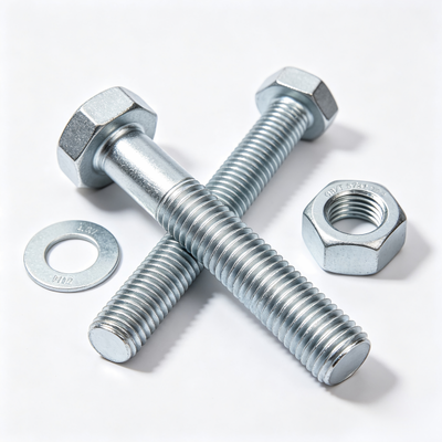 GB/T 5781-2025 Grade 4.8 Carbon Steel Hex Head Bolts Full Thread Hot Dip Galvanized Construction Fasteners