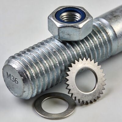 Qualità M36 Assemblaggio di bulloni e dadi antivibrazione ad alta resistenza per applicazioni a torri di turbine eoliche Fabbrica