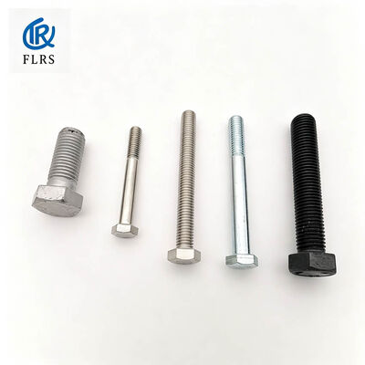 Quality Carbon Steel DIN933 M2 Hex Head Cap Screw HDG Surface factory