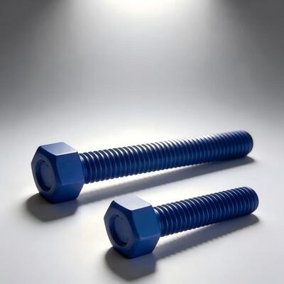 Qualität Teflon-PTFE-Korrosionsschutzbeschichtete L7M-Legierungsstahl-Vollgewinde-Sechskantschrauben- und Mutternbaugruppe Fabrik