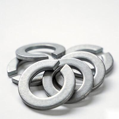 Kwaliteit Hot-Dip Galvanized Anti-Rust Split Lock Washers Spring Steel M3 M36 ASME B18.21.1 Fabriek