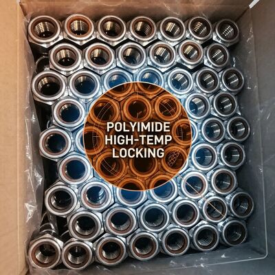 Chất lượng Hexagon Lock Nut Dark Brown Polyimide Resin 1/4"-1-1/2" High Temperature Insulating Nhà máy