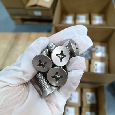 Качество Cross Recessed Countersunk Flat Head Screw Monel 400 5/8-11 UNC-2A x 1 Inch ASME B18.6.3 Фабрика