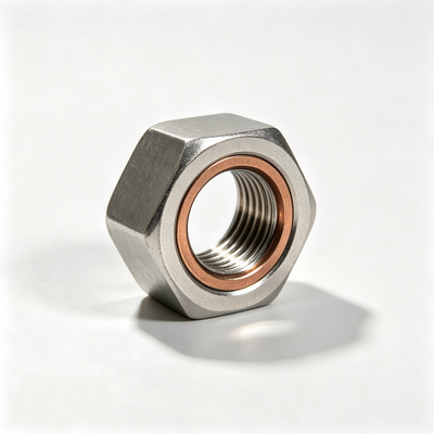 Jakość Monel 400 Hexagon Vespel Insert Lock Nut For Higher Temperature Corrosive Applications Fabryka