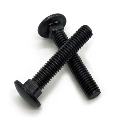 Calidad Perno redondo M3 - M72 de la cabeza del cuello del cuadrado con el llano/la superficie negra/cinc plateada Fábrica