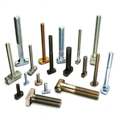 Ποιότητα Μη τυποποιημένα σιδερένια T-bolts με διαφορετικά υλικά, μεγέθη και επικάλυψη όπως απαιτούν οι πελάτες Εργοστάσιο