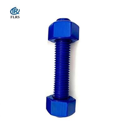 คุณภาพ PFTE เคลือบ Double Ended Bolt / A193B7 / A1942H XYLAN สตั๊ด Bolts โรงงาน