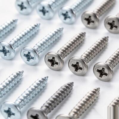 Kualitas Sekrup Self Tapping Kepala Countersunk dengan Lubang Silang DIN 7982 Tipe C Pabrik