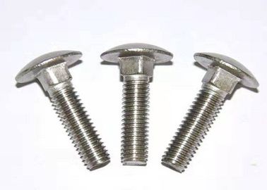 High Strength Steel Round Head Bolt For Mechanical Machine / Automobile Industry