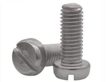 Stainless Steel Slotted Head Screw Zinc Plated DIN Standard For Automobile Industry