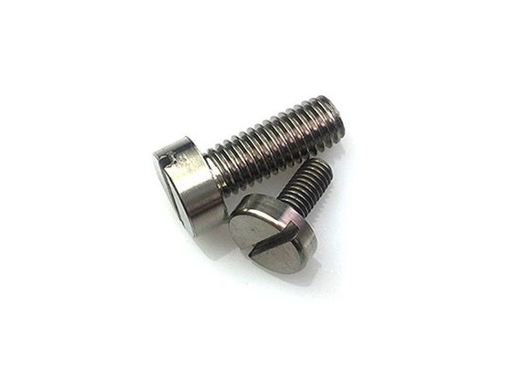 Full Thread Slotted Head Screw , Stainless Steel Cheese Head Machine Screw