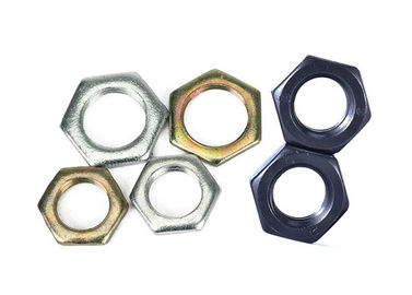 Unchamfered Hexagon Thin Nut , 4.8 6.8 Grade Thin Lock Nuts DIN Standard