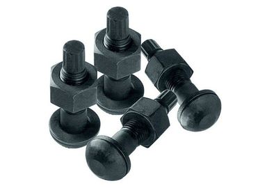 Industrial Carbon Steel Hex Roundhead Bolt Standard / Non Standard Optional