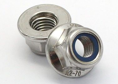 High Strength Hex Flange Nut , Prevailing Torque Type Hexagon Flange Nut