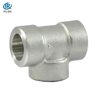 Qualität Antirost 6000LB Sockel-Gleichgestellt-T-Stück des Schalterstahlrohrfitting-ASME B16.11 Fabrik